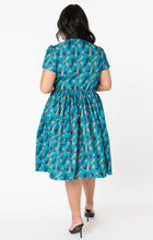 Load image into Gallery viewer, Universal Monsters x Unique Vintage Frankenstein Print Cora Swing Dress