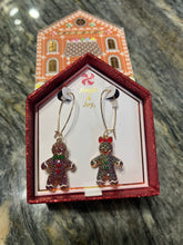 Load image into Gallery viewer, Gingerbread Man &amp; Lady Earrings