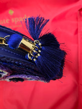 Load image into Gallery viewer, Kate Spade New York  FULL PLUME STRAW PEACOCK CLUTCH
