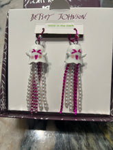 Load image into Gallery viewer, Booo Ghost Earrings by Betsey Johnson