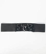 Load image into Gallery viewer, Unique Vintage Black Bat Cinch Belt