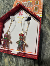 Load image into Gallery viewer, Gingerbread Man &amp; Lady Earrings