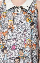 Load image into Gallery viewer, Flintstones x Smak Parlour Flintstones Character Print Mini Dress